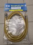 Tubo gas cucina rivestito 1/2FF x 2mt Inox 316 EN15266-2007