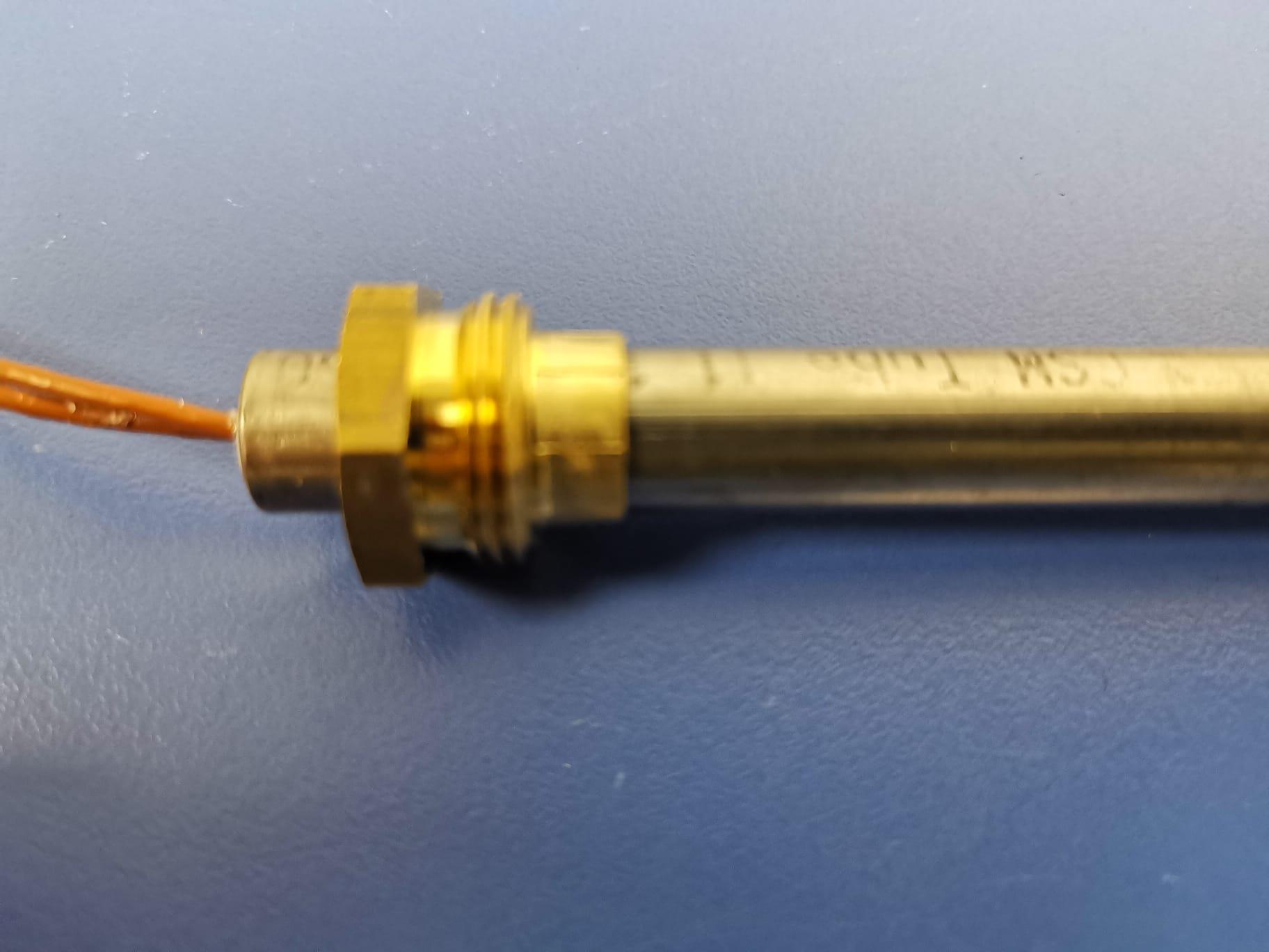 Candeletta Accensione Stufa Pellet 250W - Ricambio Per Palladio | Spessore 13x5mm, Lunghezza 140mm, Filettatura 3/8