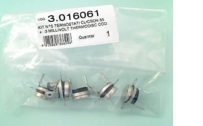 Kit 5 clicson di sicurezza a 55°c originale Immergas 3016061