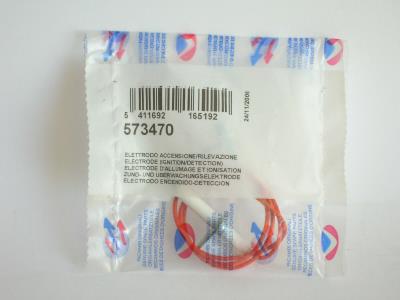 Elettrodo accensione/rilevzione 573470 ricambio originale Ariston