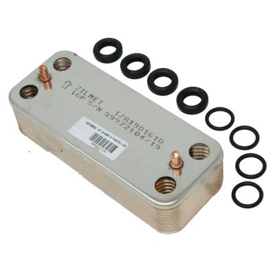 Kit scambiatore sanitario 16 piastre con O-ring originale Sime 6319692