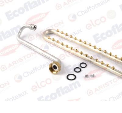 Collettore gas metano + tubo originale Ariston 65118692