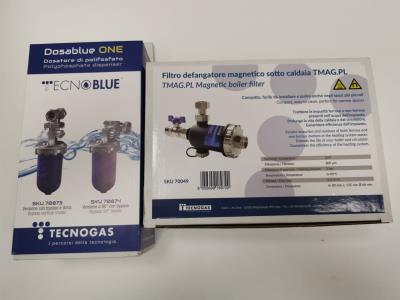 Originale TECNOGAS Kit salva caldaia defangatore + filtro polifosfato