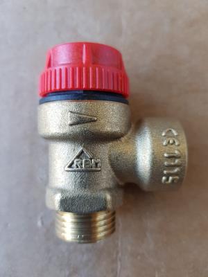 Valvola di sicurezza RBM impianto di riscaldamento e condizionamento 3BAR x 1/2"