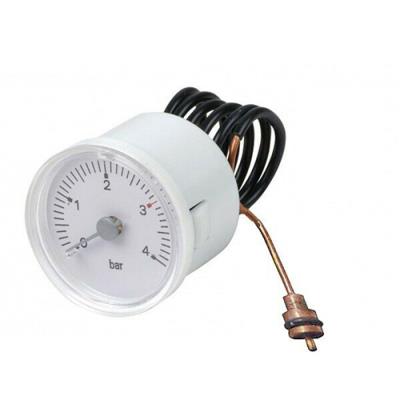 Idrometro D.40 0-4 bar innesto rapido bianco 4364875 ricambio originale Riello