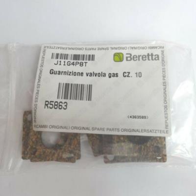 Kit n. 10 guarnizione sughero valvola gas R5863 ricambio originale Beretta