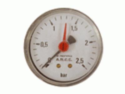 Manometro attacco radiale posteriore 1/4" Ø63 10bar MA63P10