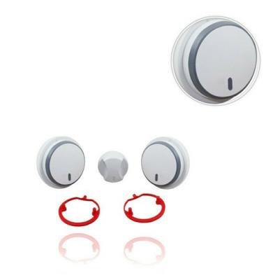 Manopole grigie 3pz 0020048969 Ecopro Plusnuovapro Plus originale Vaillant