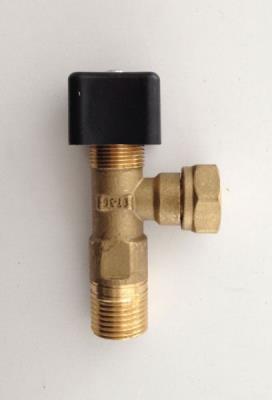 Rubinetto acqua sanitaria con girello 1/2 squadro R9195 originale Beretta
