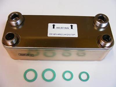 Scambiatore 16 piastre 39812300 ricambio originale Ferroli