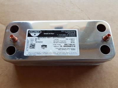 Scambiatore sanitario a 20 piastre per caldaie Unical Alkon 28 C art.95262096