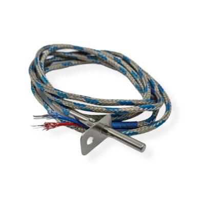 Sonda fumi J Ø4X40 con flangia fissaggio 20/20 cavo 1250mm TCJF4X40-1250