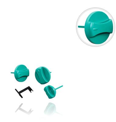 Set manopole 3pz più leva 114286 ricambio originale Vaillant