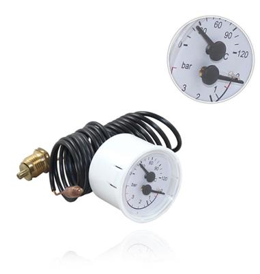 Termoidrometro Ø 40 0-4 bar 0-120°C 1032801 ex 1013413 originale Immergas