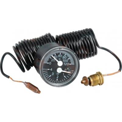 Termoidrometro D.40 attacco 1/4" 0-4 bar 0-120°C 4050864 originale Riello