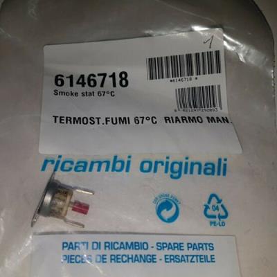 Termostato fumi 67°C 6146718 ricambio originale Sime