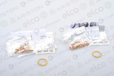 Trasformazione a gas metano ugelli nichelati Ariston 65106691-01