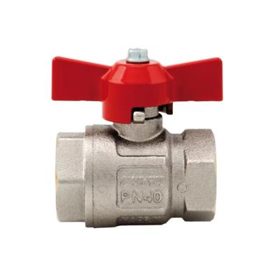 Valvola sfera acqua e gas FF D.1"1/4 con farfalla