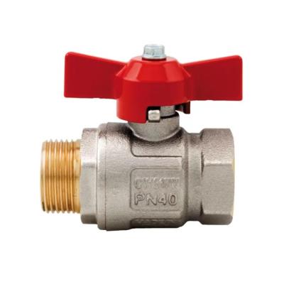 Valvola sfera acqua e gas MF D.1"1/4 con farfalla 