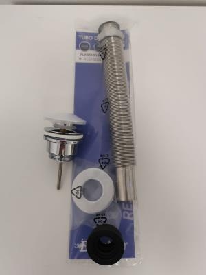 Kit sifone lavabo bidet regolabile flessibile 1"1/4