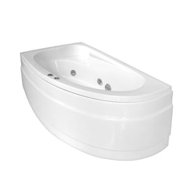 Vasca angolare idromassaggio modello Zaira con pannello 160 x 90 SX